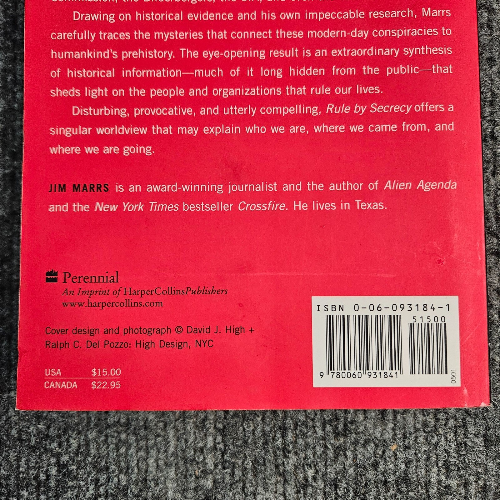 Rule by Secrecy Jim Marrs Hidden History Freemasons Illuminati PB