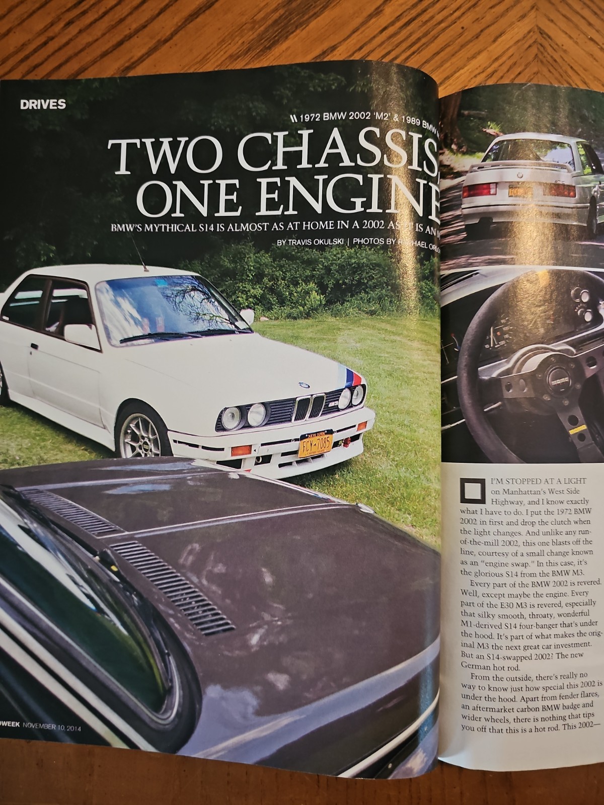 Autoweek Magazine Nov 10 2014 Porsche 944 Nissan 240SX BMW Rally Hot Rods