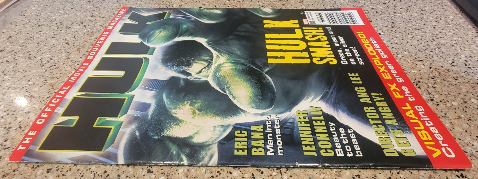 Hulk The Official Movie Souvenir Magazine #1B (Jun 2003, Titan Mag) Marvel