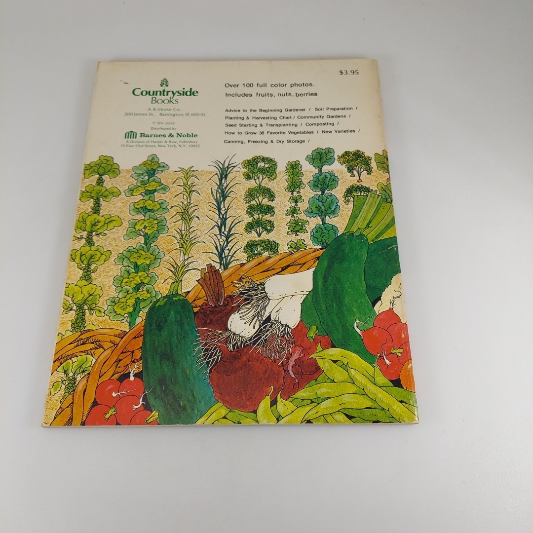 How To Plant A Vegetable Garden Derek Fell Countryside Books 1975 Illustrated PB