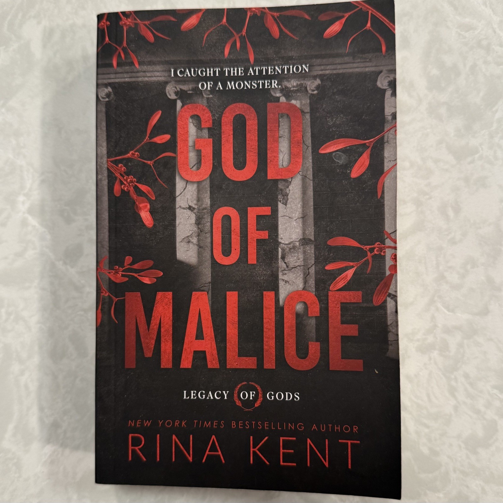 God of Malice by Rina Kent,Paperback Dark Romance, Legacy of Gods