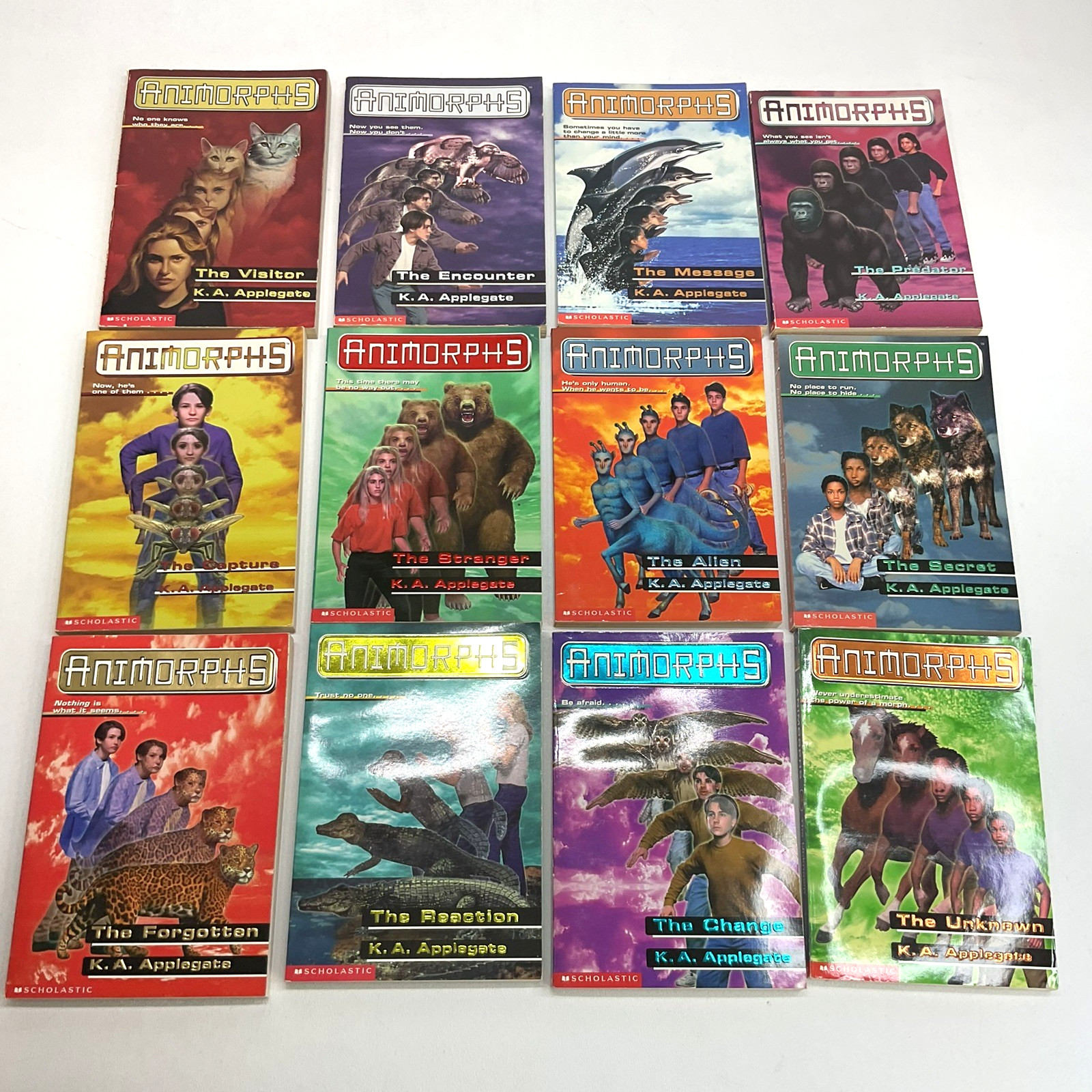 Animorphs Books Lot 42 Vintage Series Set & Megamorphs Applegate 90s Scholastic