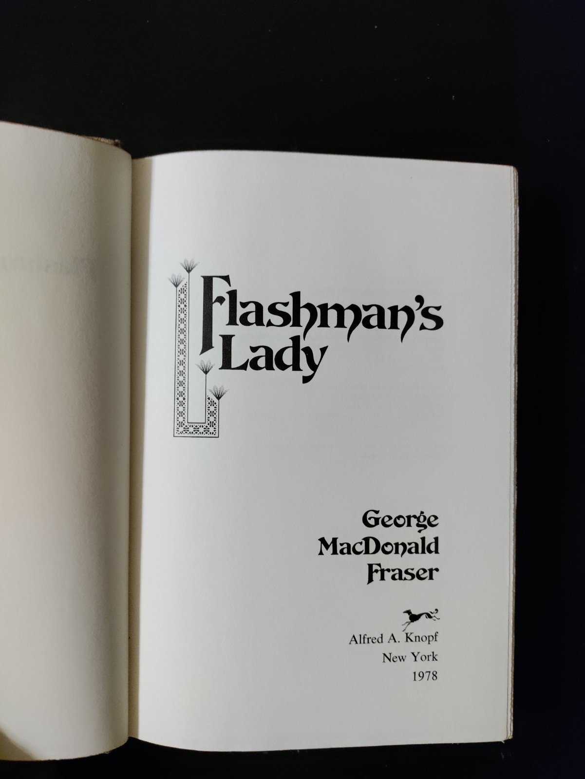 Flashman’s Lady by George MacDonald Fraser 1978 HCDJ First US Edition