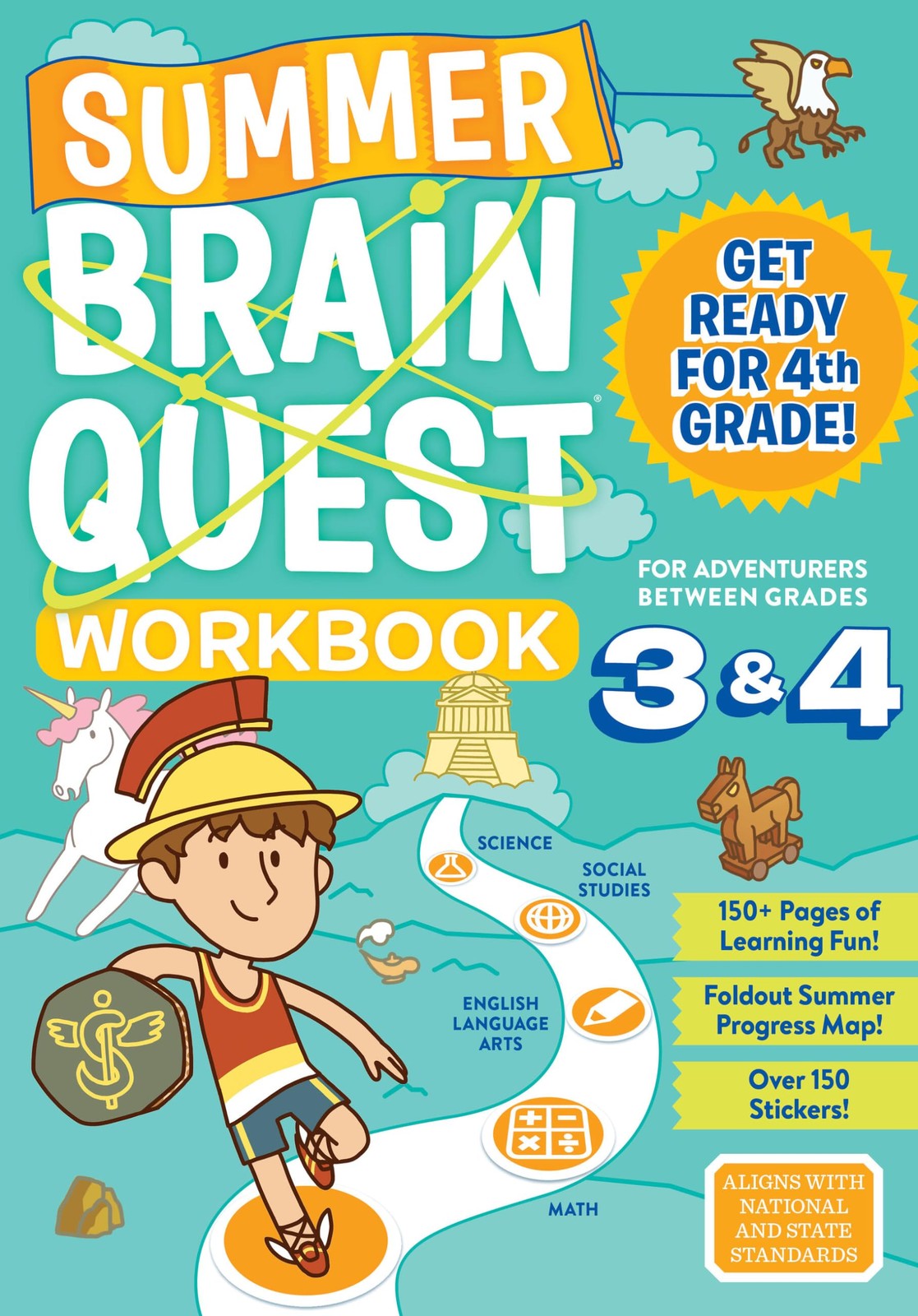 Summer Brain Quest Workbook for 3rd Graders Fun Activities and Games