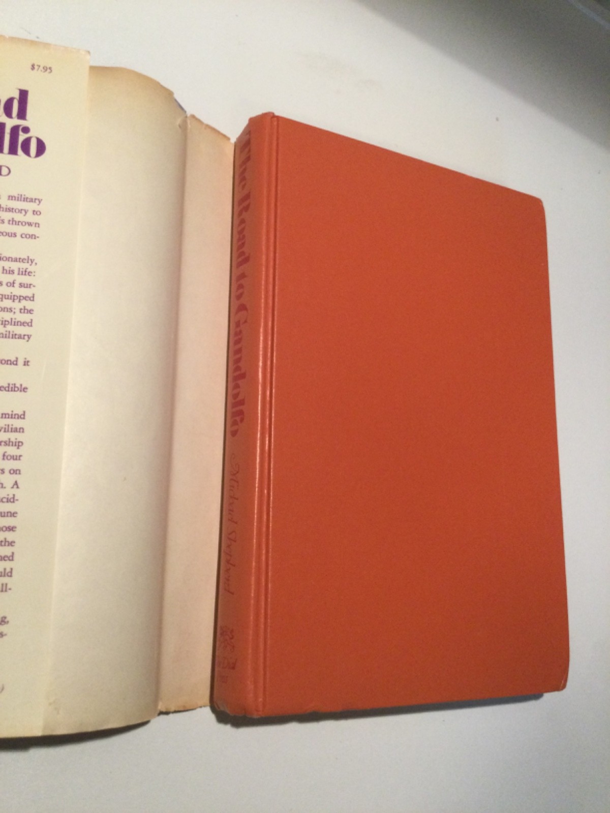 1st printing -The Road to Gandolfo by Michael Shepherd HC 1975 VG-1 DC as shown