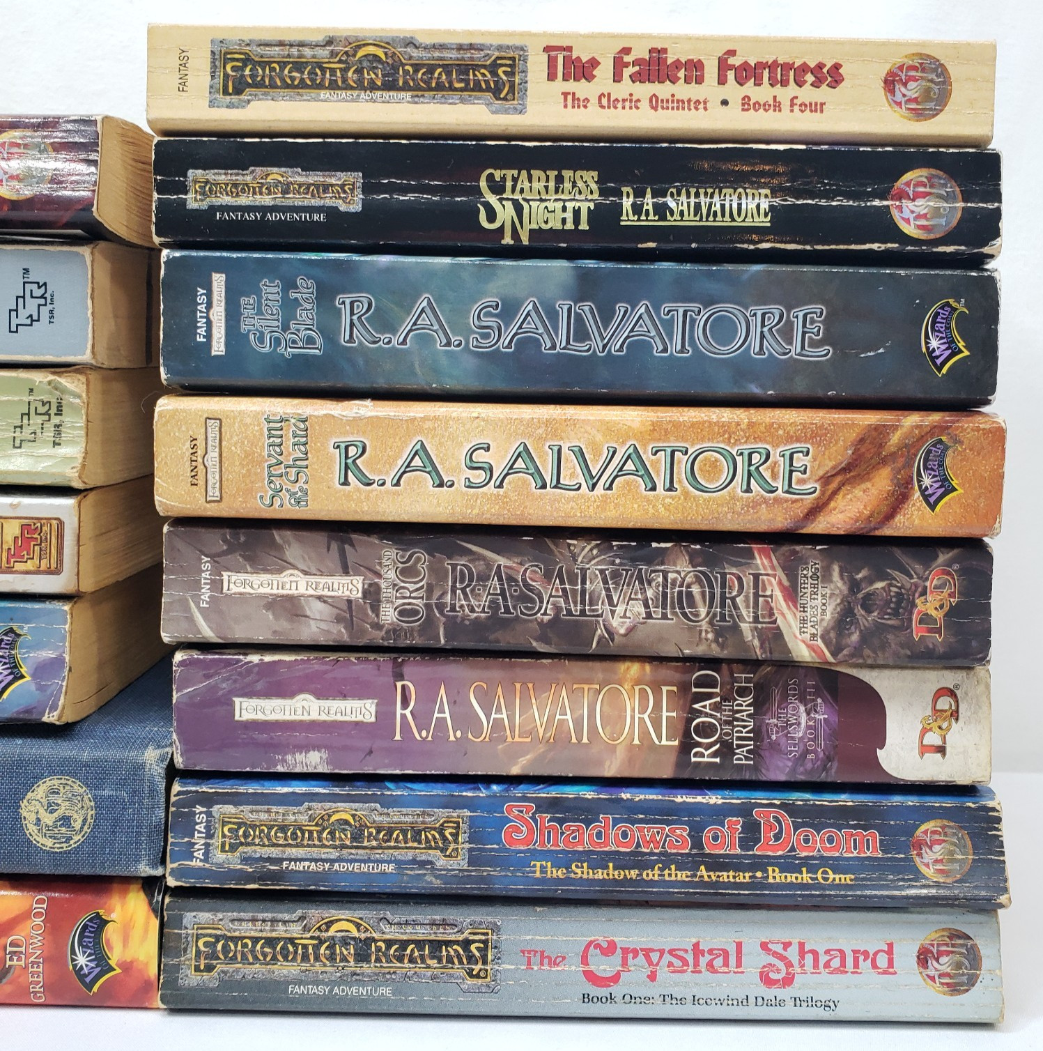 Forgotten Realms Books Lot 15 Mixed Set Legend Of Drizzt Series R A Salvatore