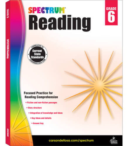 Spectrum Reading Workbook, Grade 6 – Paperback By Spectrum – GOOD