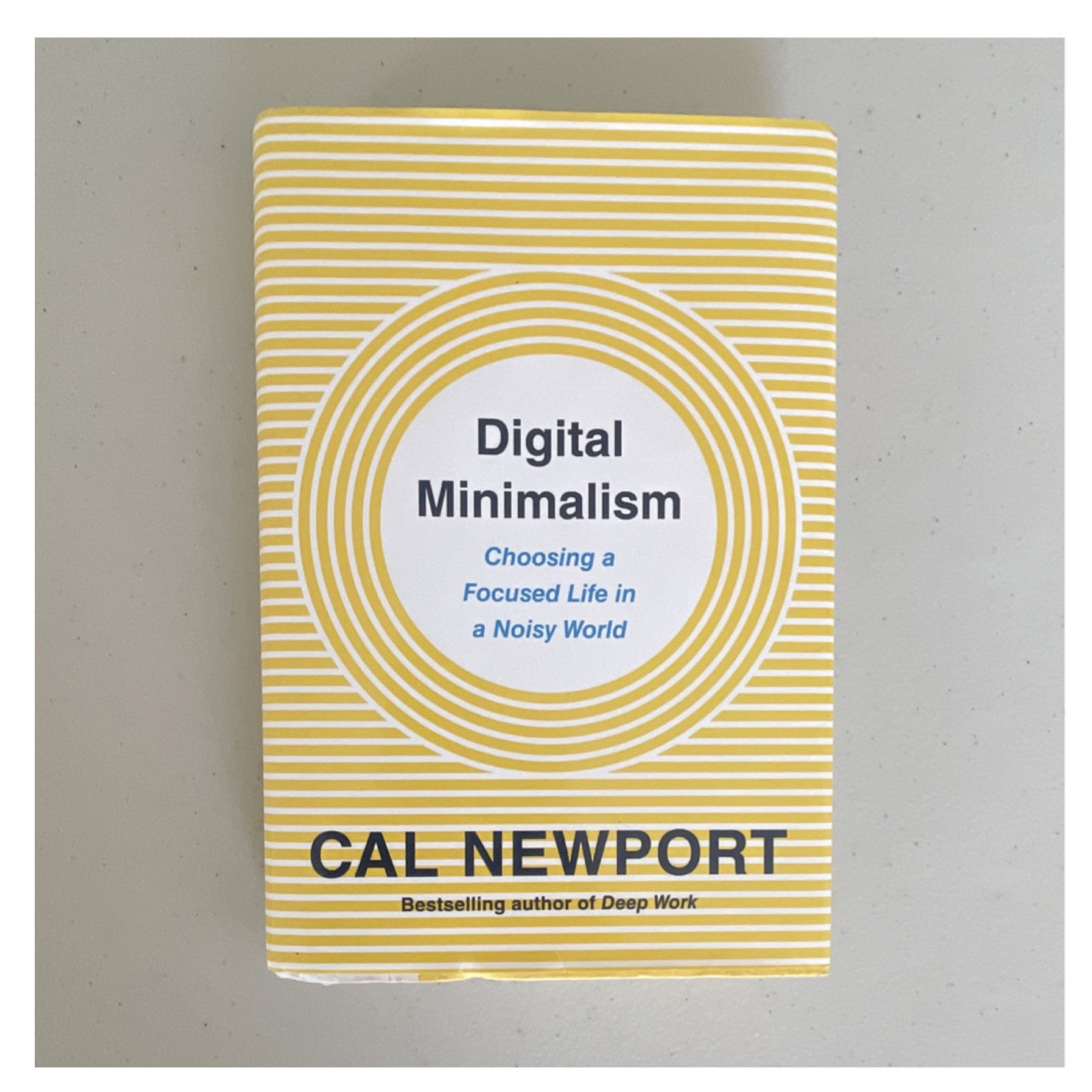 Digital Minimalism by Cal Newport — Hardcover w/ Dust Jacket, Self-Help