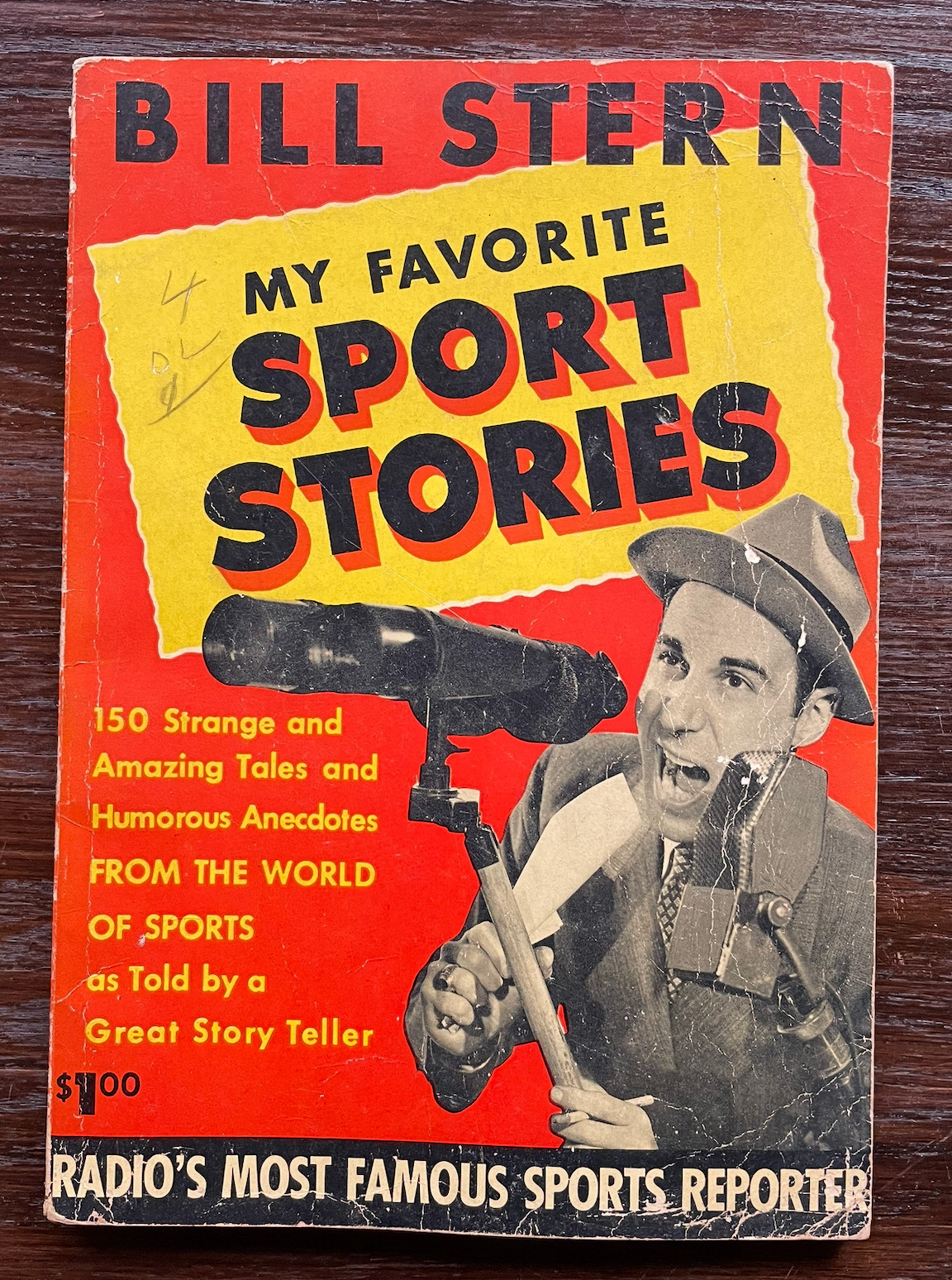 MY FAVORITE SPORTS STORIES, BY BILL STERN, 1946, 126 PAGES, 150 TALES
