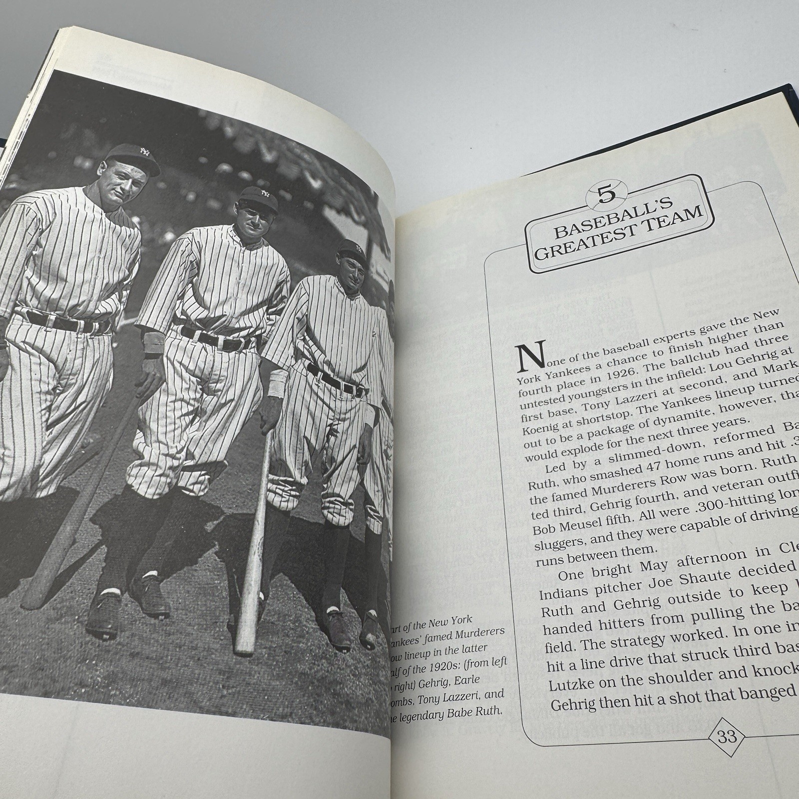 Lou Gehrig + New York Yankees Book MLB Baseball History ~ 2 Library Copy Books