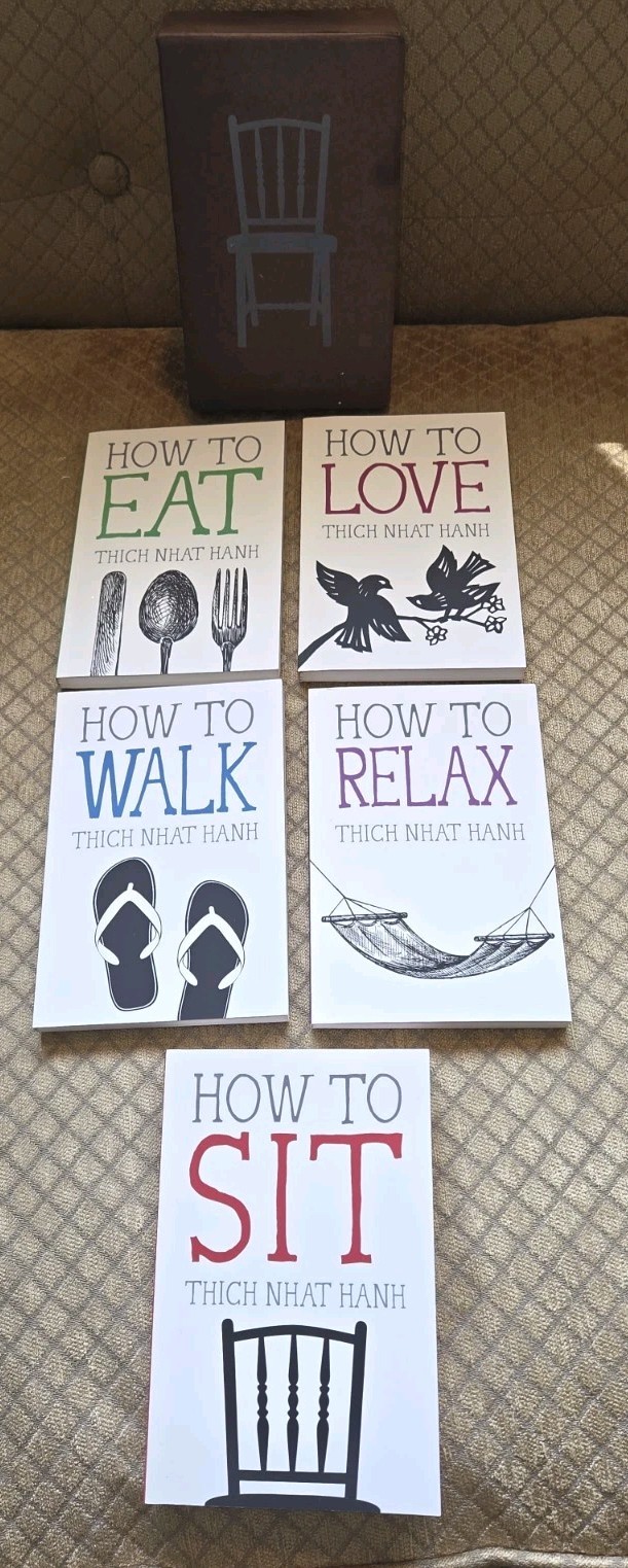 Mindfulness Essentials boxed set by Thich Nhat Hanh 1-5 Volumes Slipcase