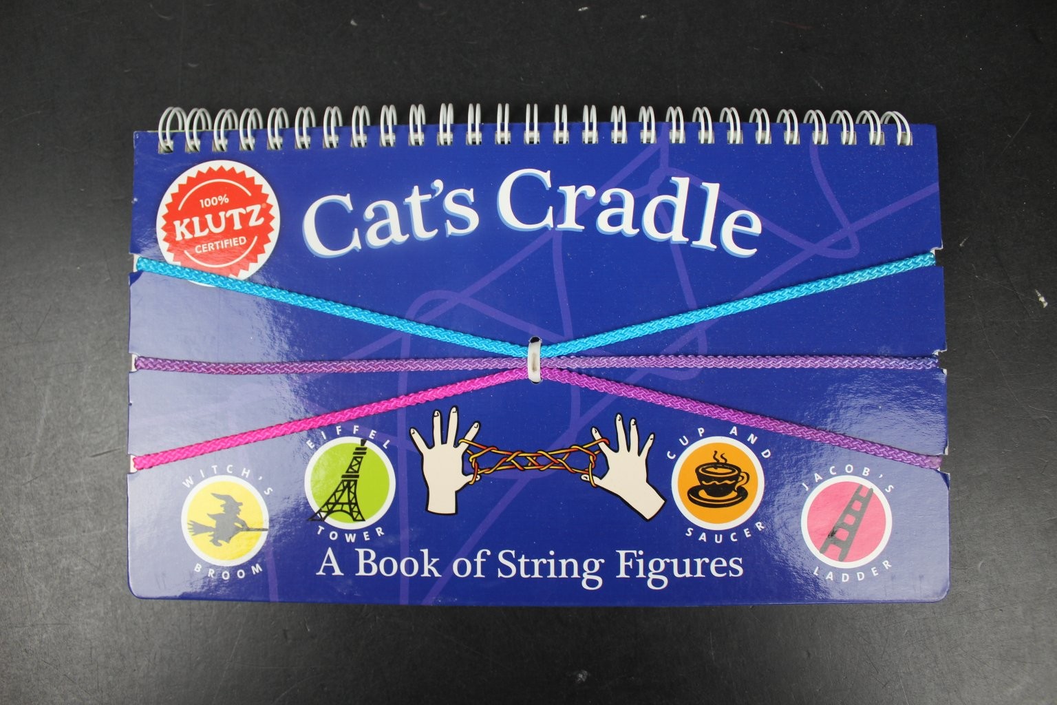 Cat’s Cradle Book of String Figures Editors of Klutz 1993 Activity KLUTZ
