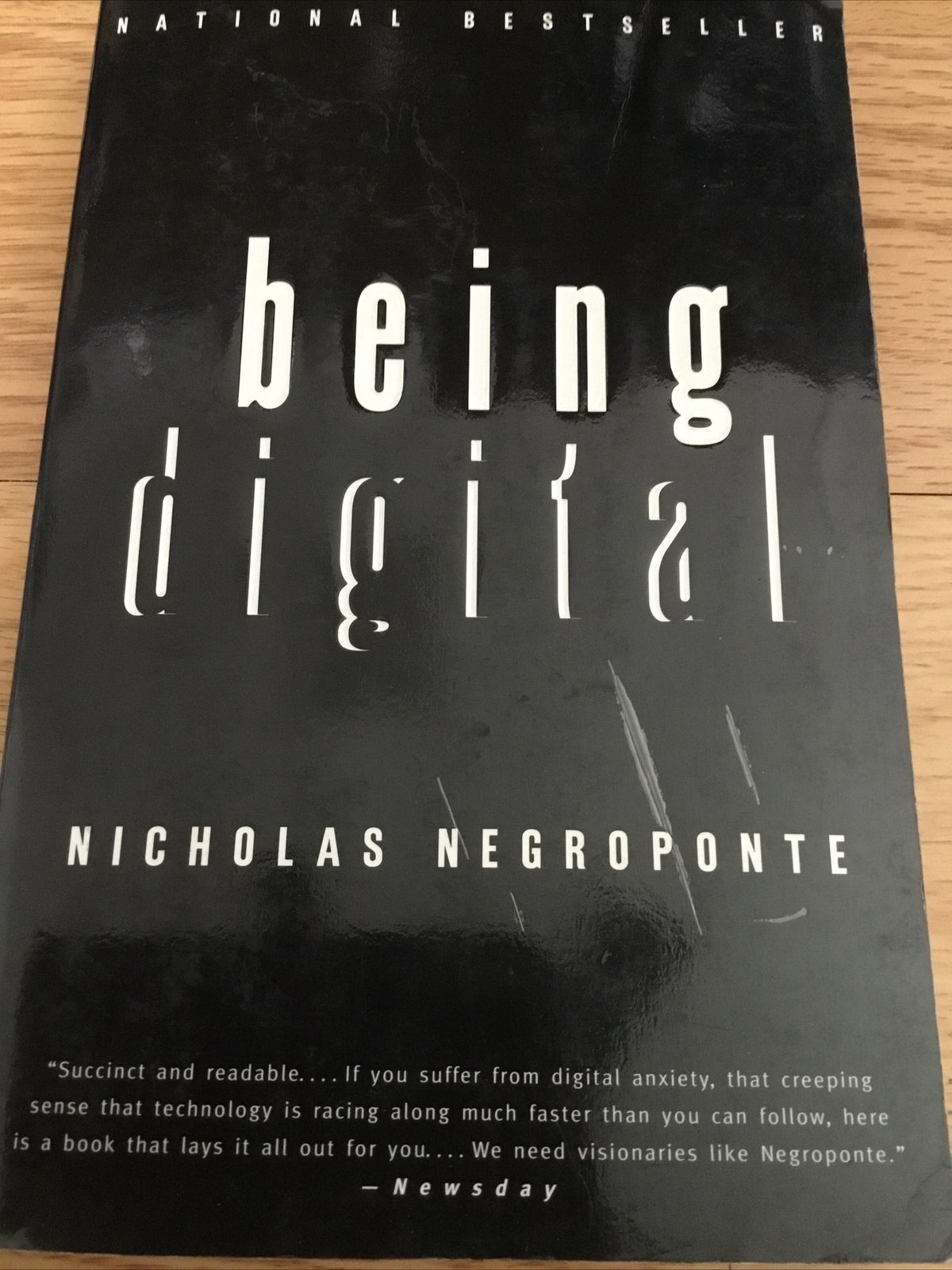 Being Digital by Nicholas Negroponte 1996, Trade Paperback Creative IT Analysis