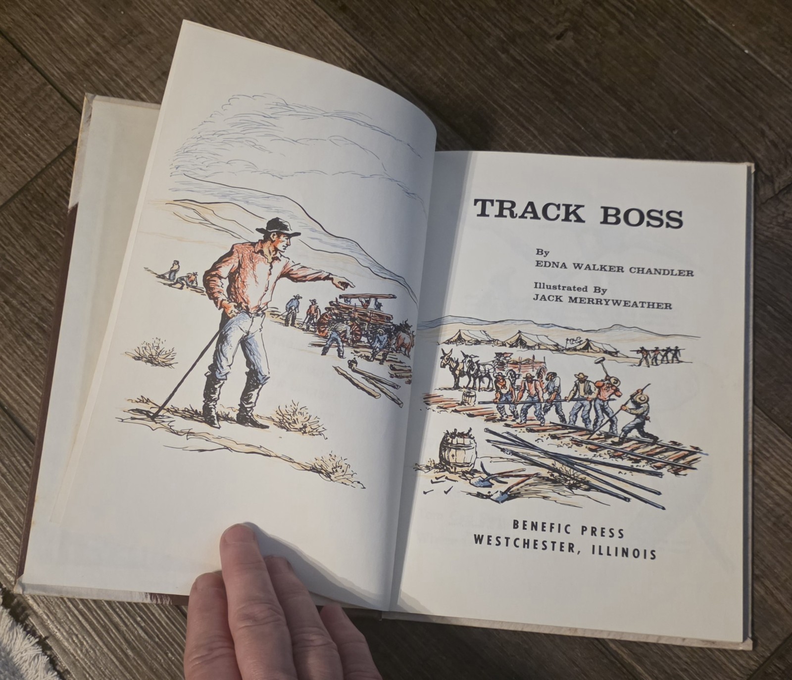 Vtg Tom Logan Series Track Boss Edna Walker Chandler Benefic Press 1969