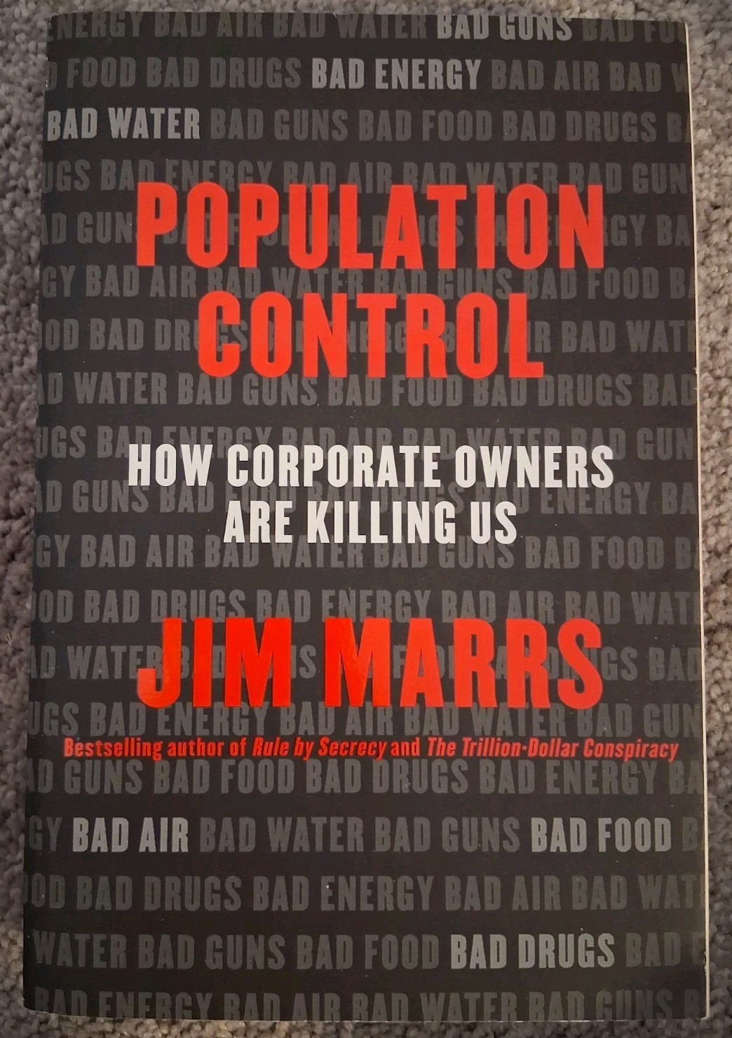 Lot of 4 Jim Marrs Books – Conspiracy Theory Books – Alien Agenda, Crossfire
