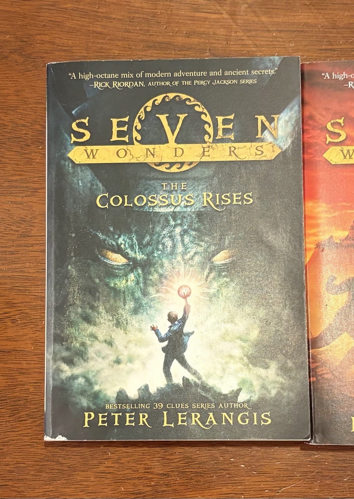 Peter Lerangis Seven Wonders Series Lot of 5 PB Juvenile Fiction Ages 9-12