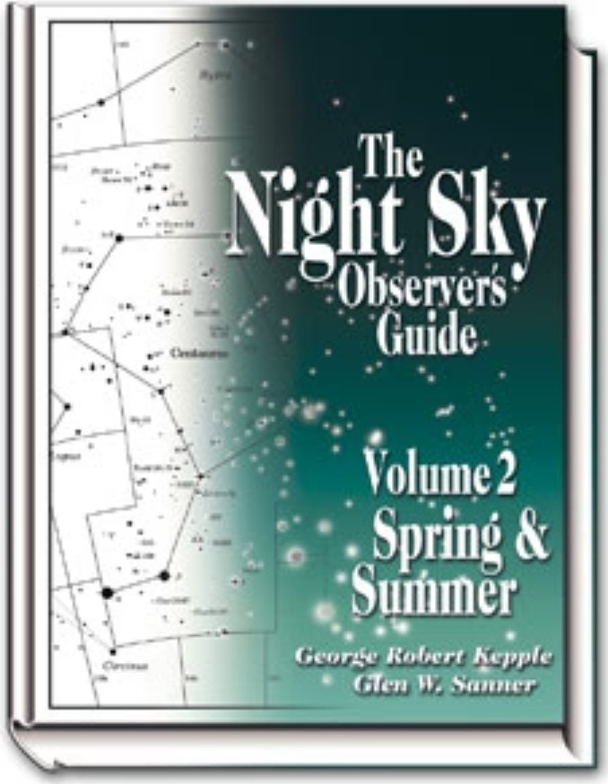 Night Sky Observer’s Guide Volume 2: Spring and Summer – New, Free Ship