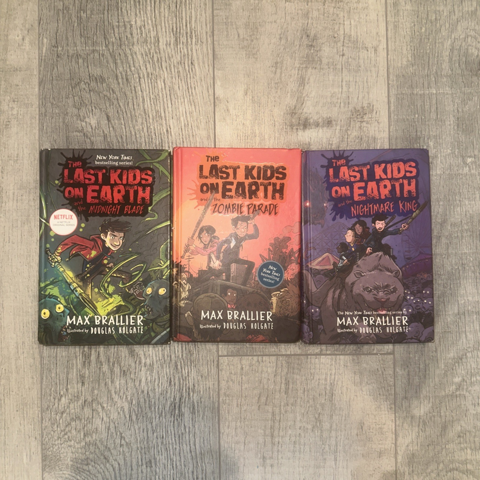 Max Brallier the Last Kids On Earth Hardcover – Great Condition – 3 Books