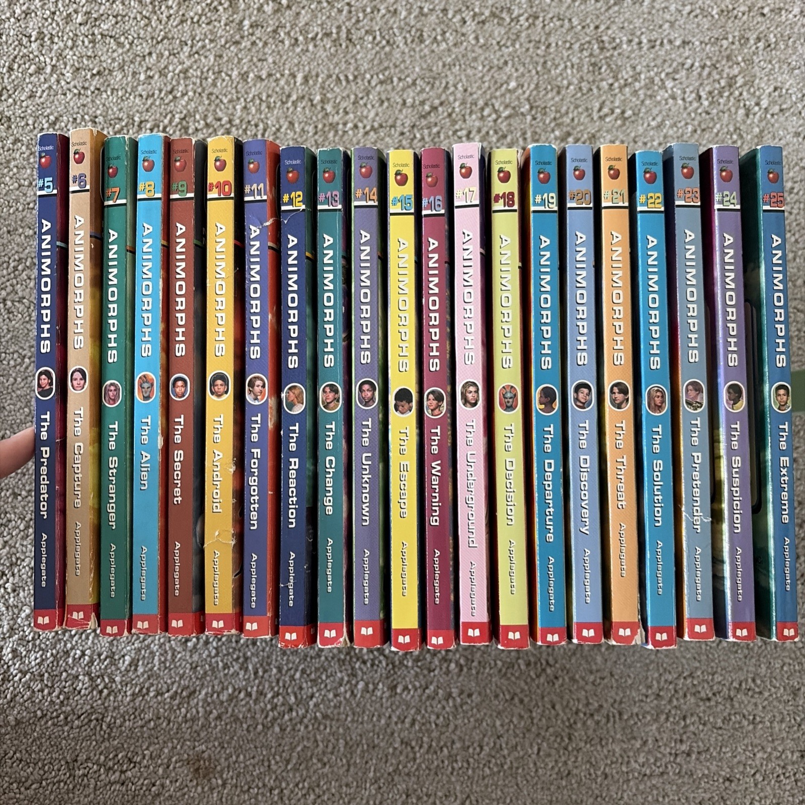 Animorphs Lot of 21 Paperback Books #5-#25 Applegate VTG 90s Scholastic