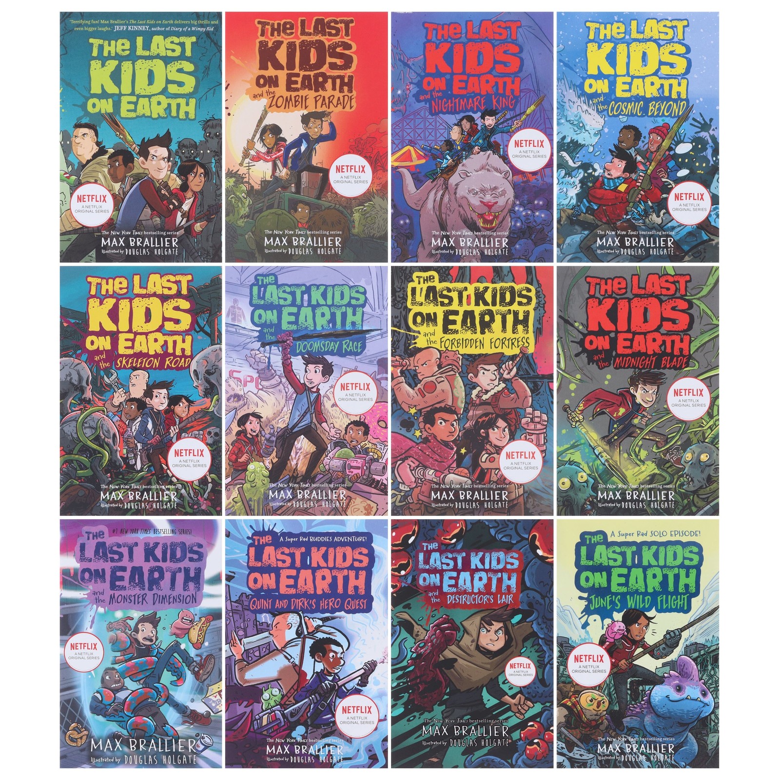 Last Kids on Earth Series by Max Brallier 12 Books Set – Ages 8-12 – PB