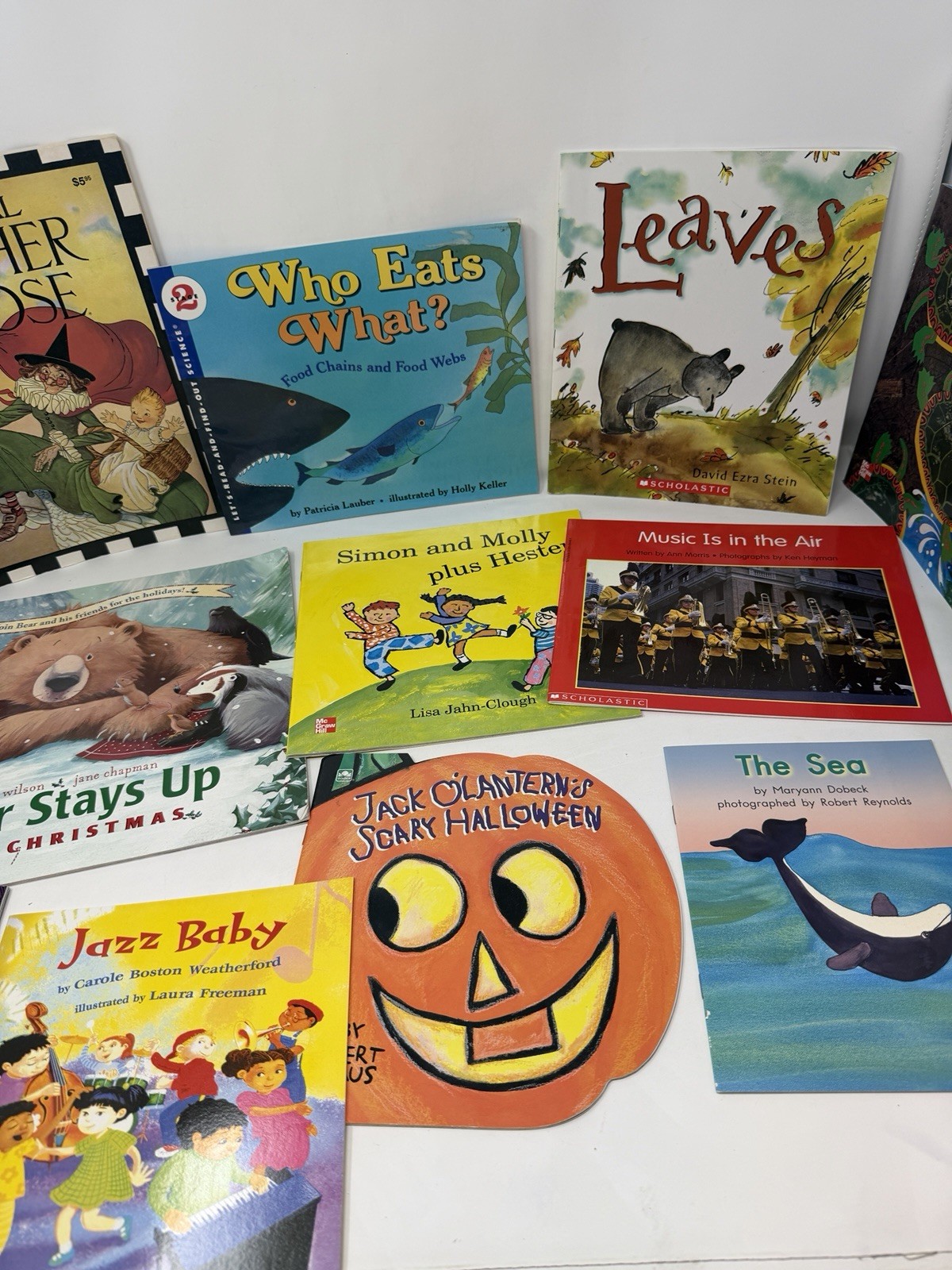 Children’s Scholastic Picture Books Kids Paperback Storybook Storytime Lot of 12