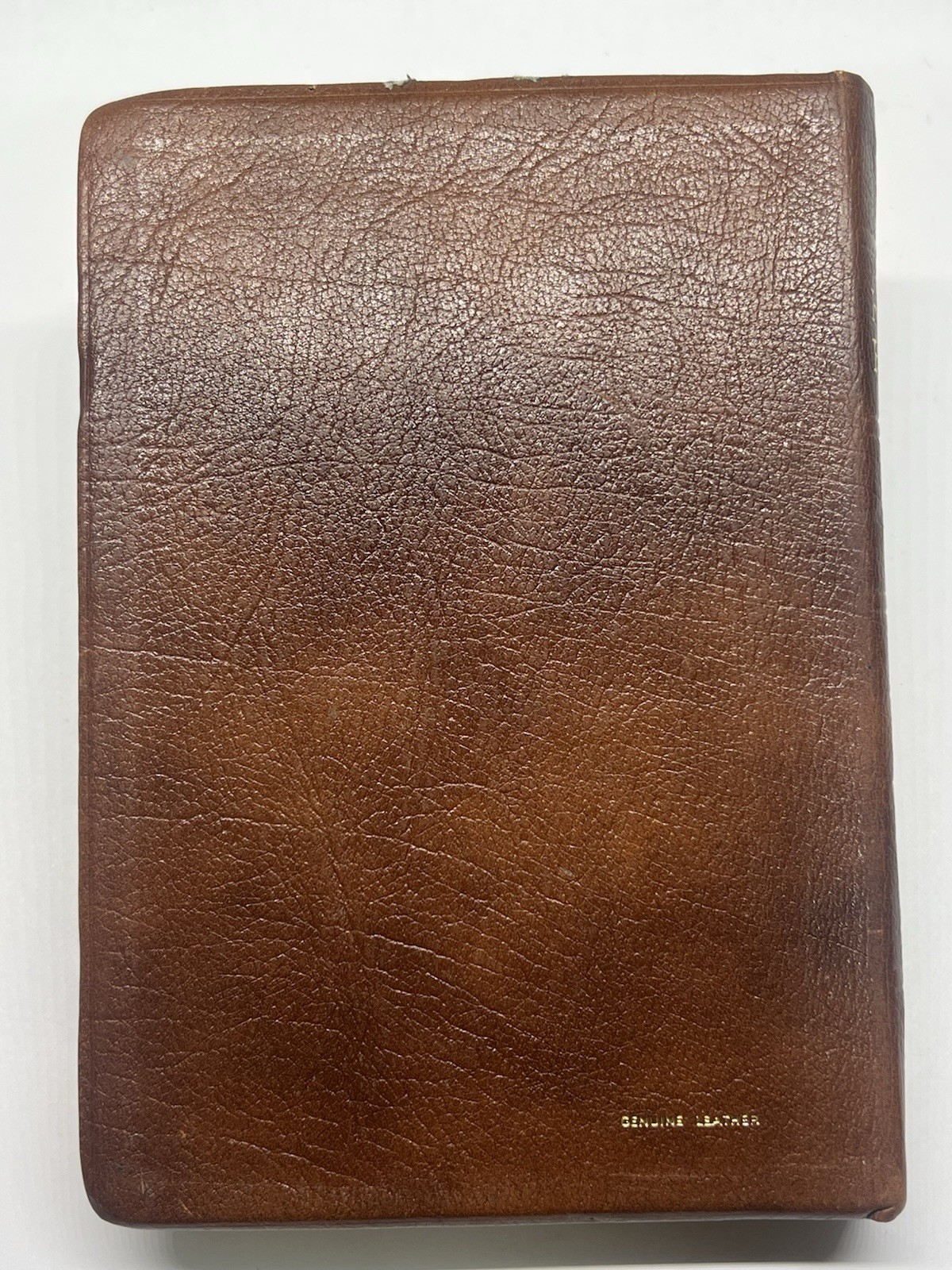 1972 Holy Bible KJV Reference Edition Nelson/ Genuine Leather Red Letter