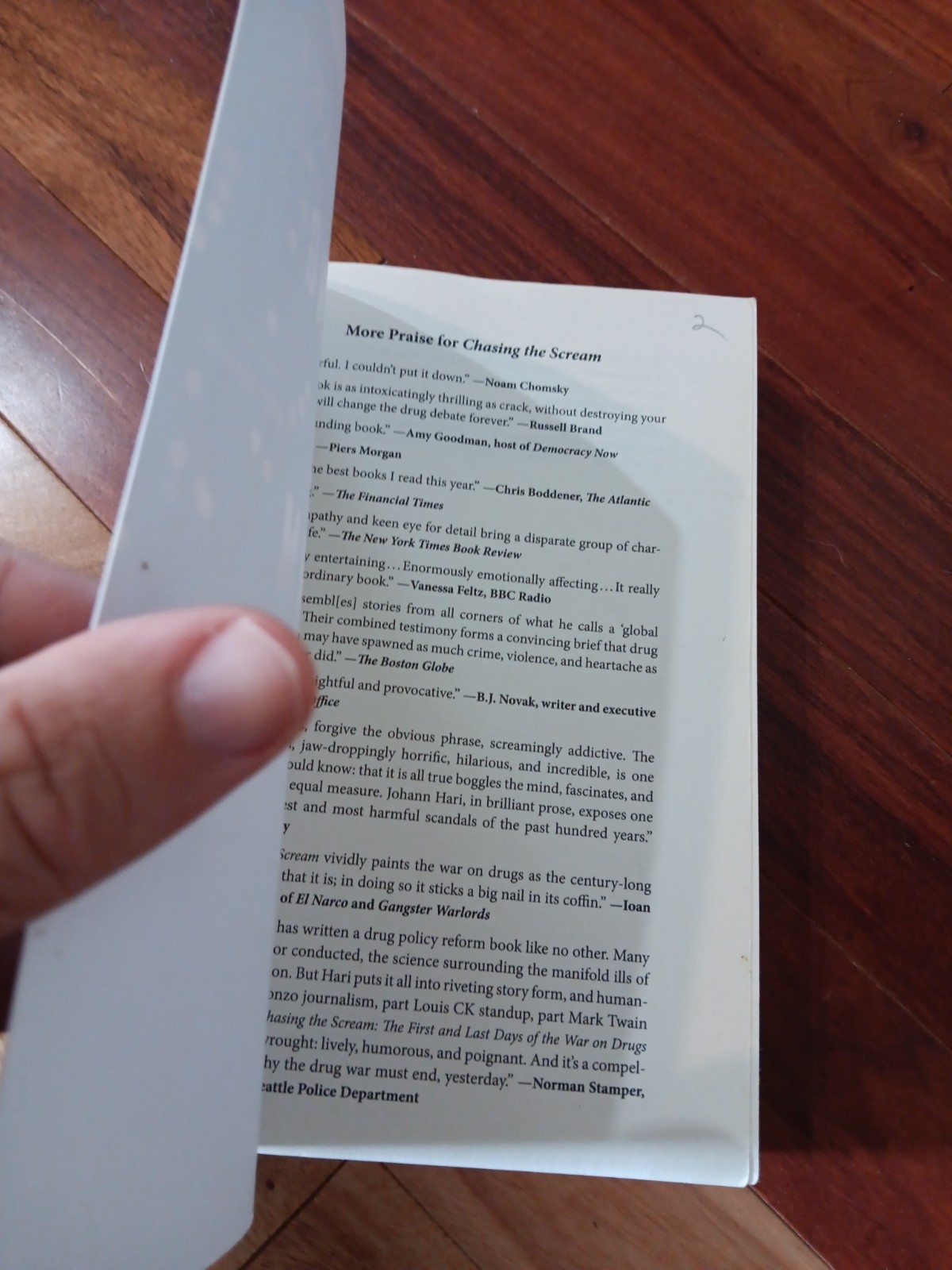 Chasing the Scream: The First and Last Days of the War on Drugs, Johann Hari