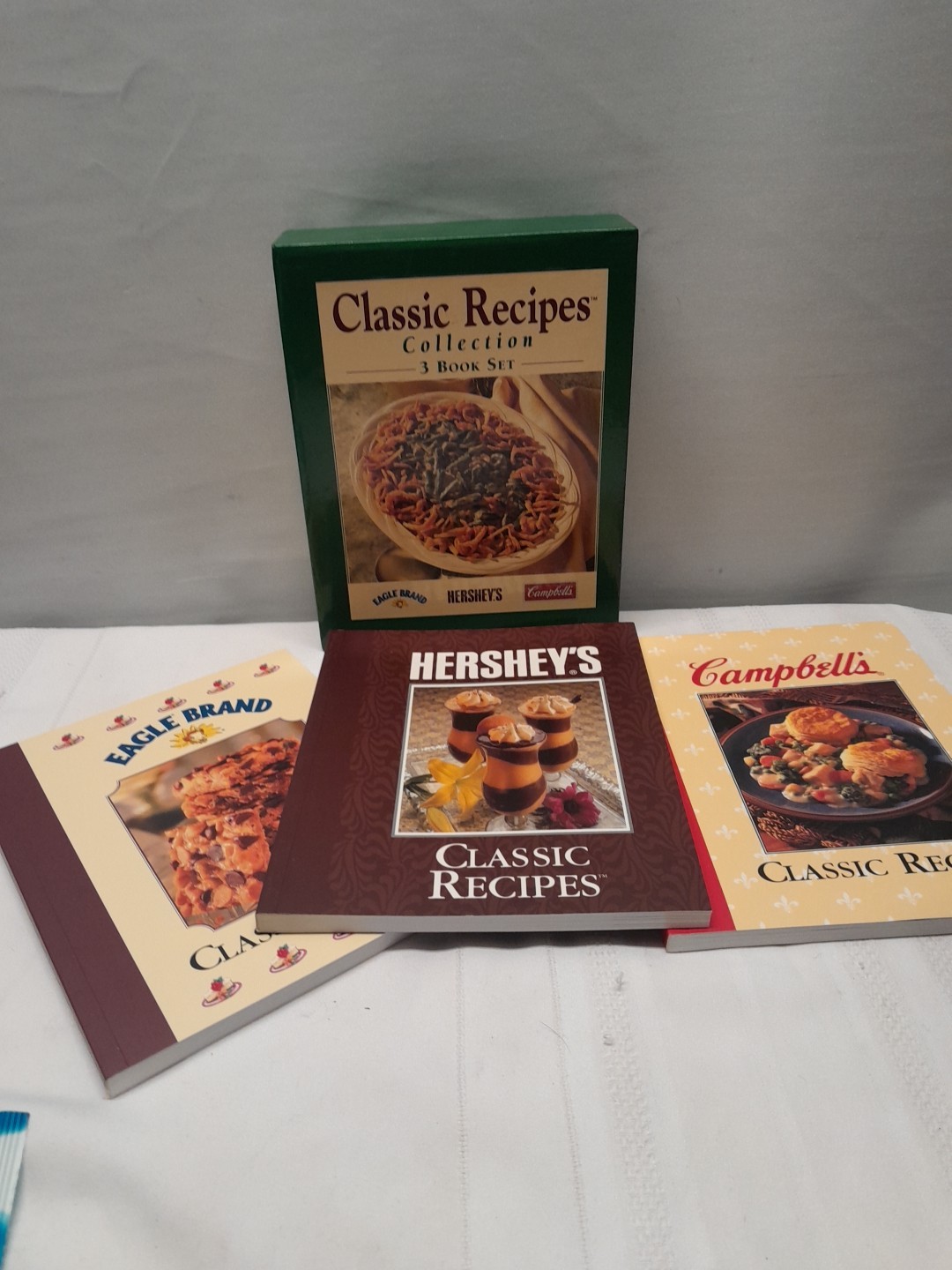 Classic Recipes Cookbook Collection 3 Book Set Hershey Eagle Brand & Campbell’s