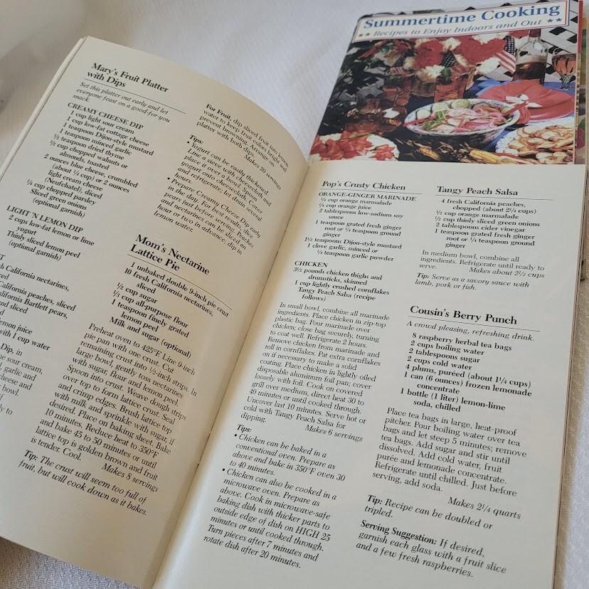 Summer Cooking Recipes Bundle of 4 Lot Cookbook Mini Magazines BHG 1990s 2000s