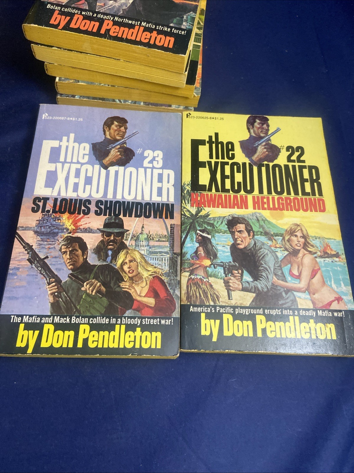 Don Pendleton Mack Bolan/ Executioner Series Lot Of 19 Between 13 – 38 1970s