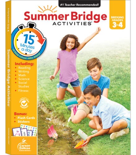 Summer Bridge ActivitiesÂ®, Grades 3 – 4 – Paperback – GOOD