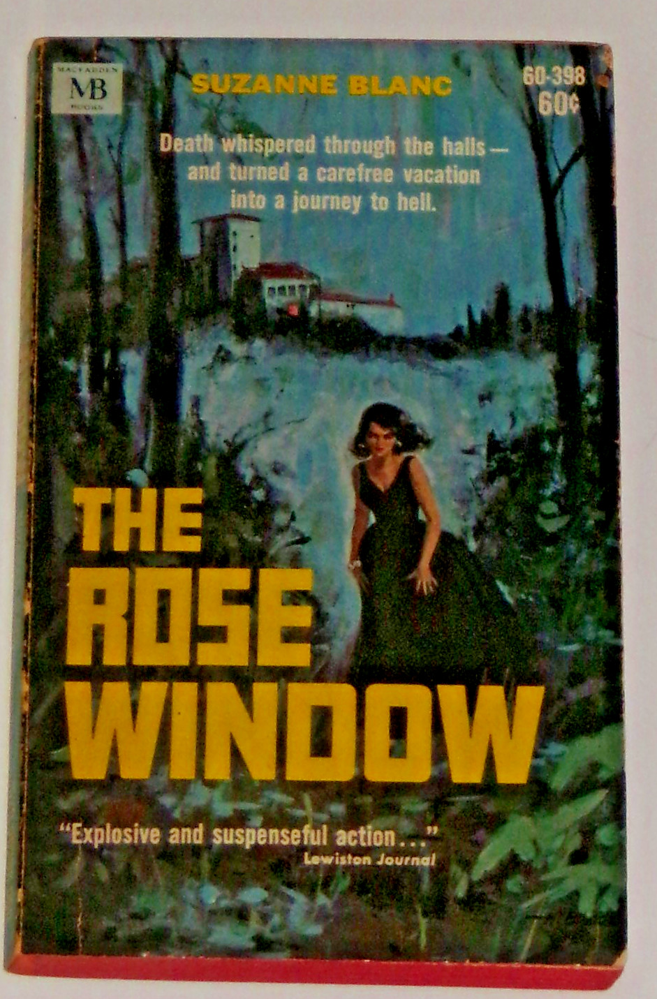 The Rose Window by Suzanne Blanc, 1969, MacFadden 60-398, 1st print, VG+
