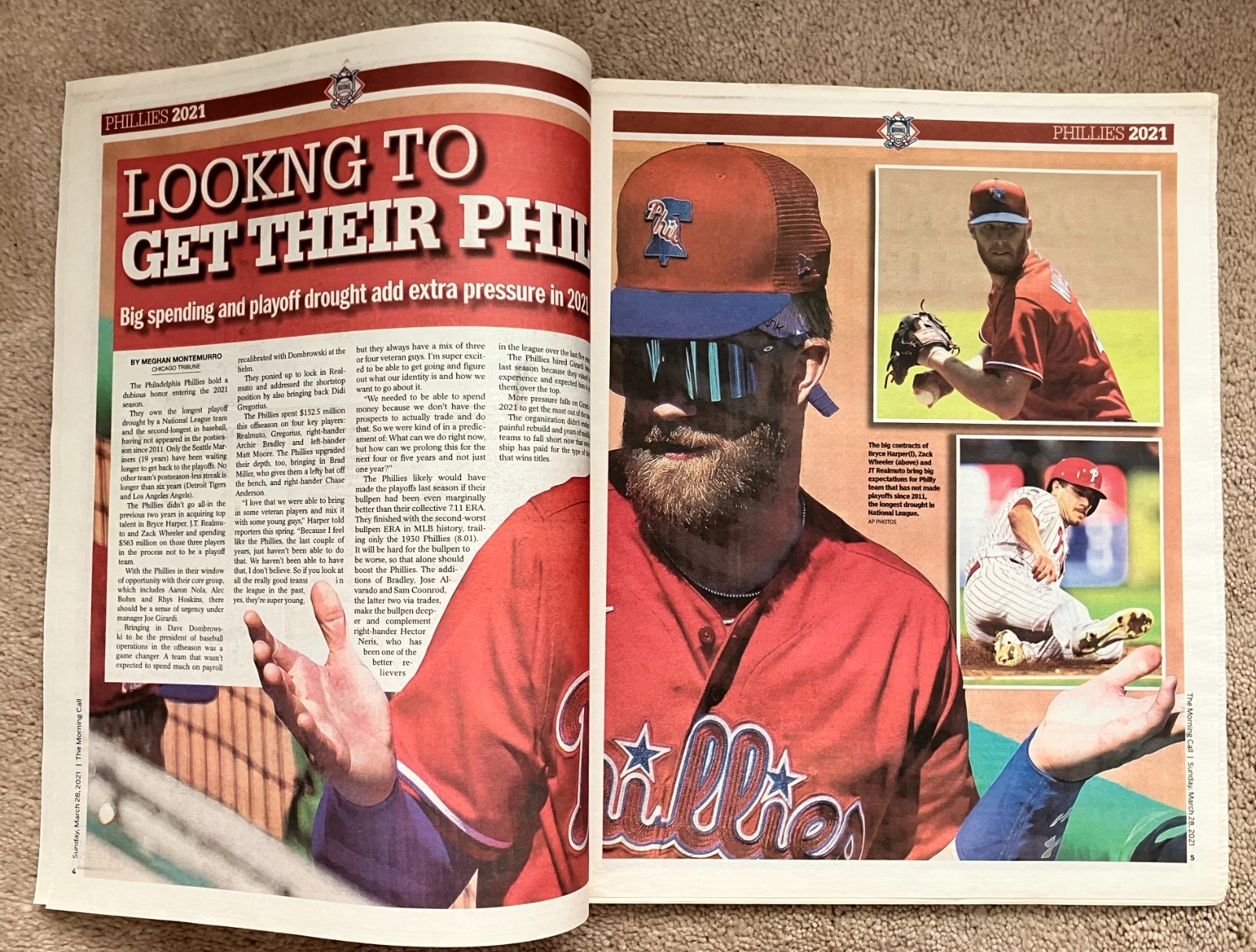 2021 MLB Philly area Section All the teams players, previews, & predictions