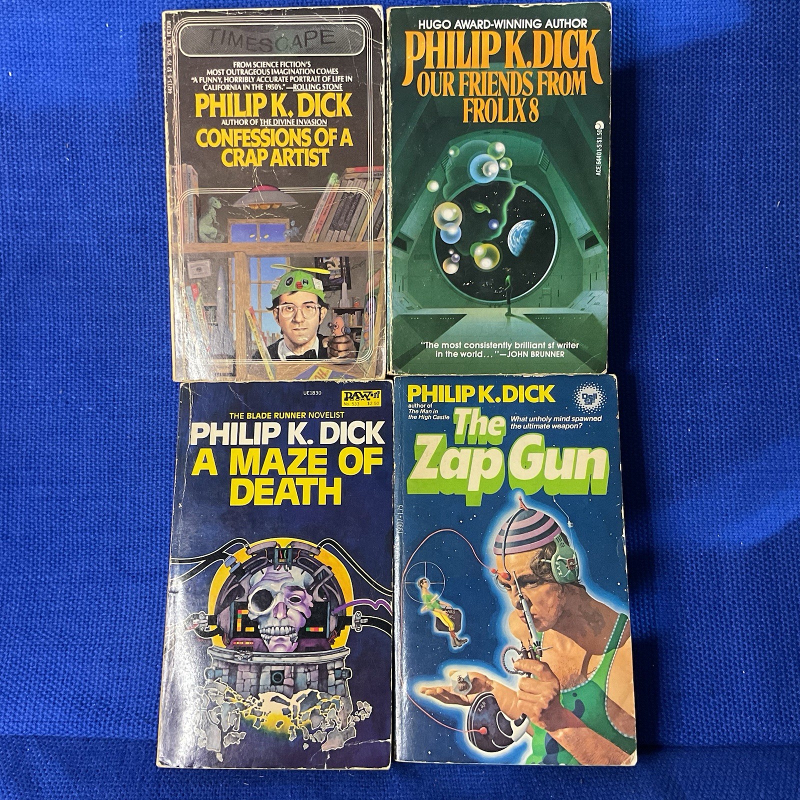PHILIP K. DICK ~ VALIS Four Book ‘Trilogy’ Lot! Radio Free Albemuth + 3!