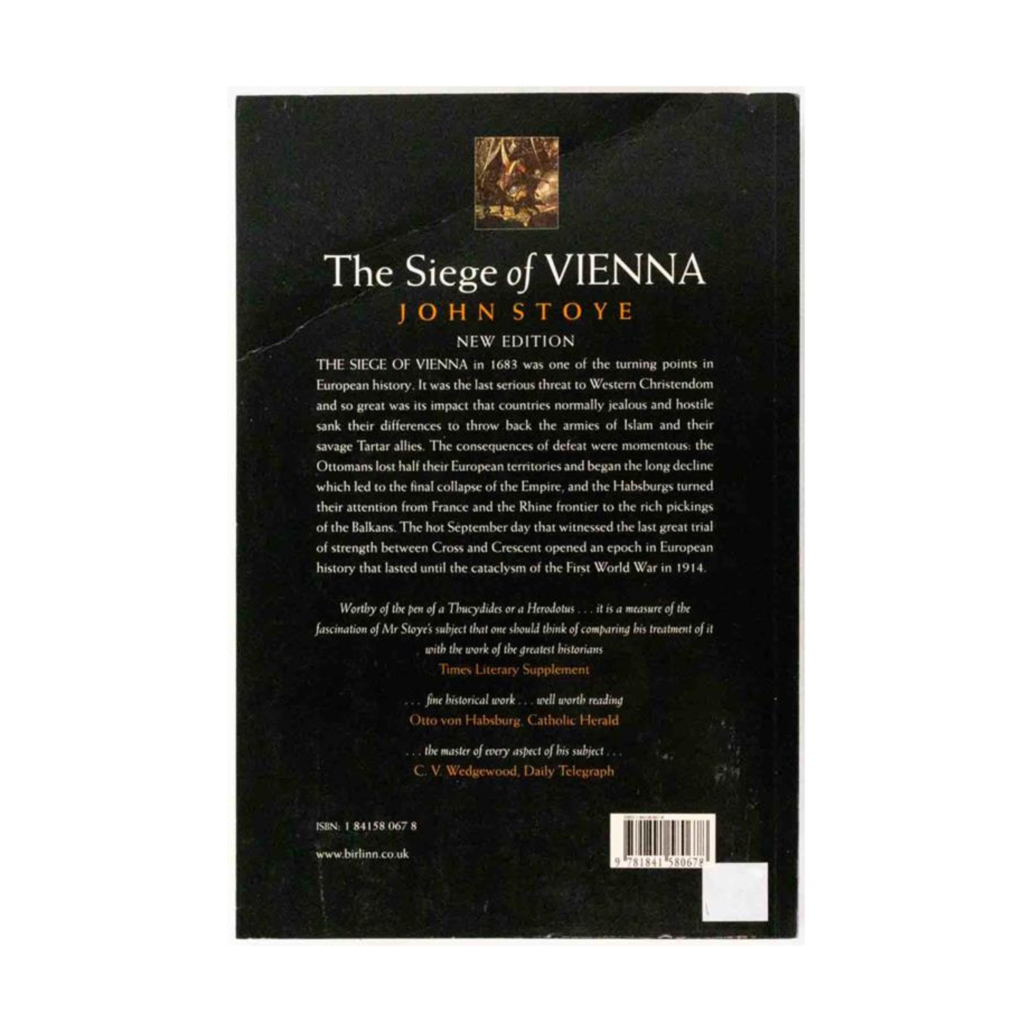 Birlinn Pub Historical Book Siege of Vienna VG+