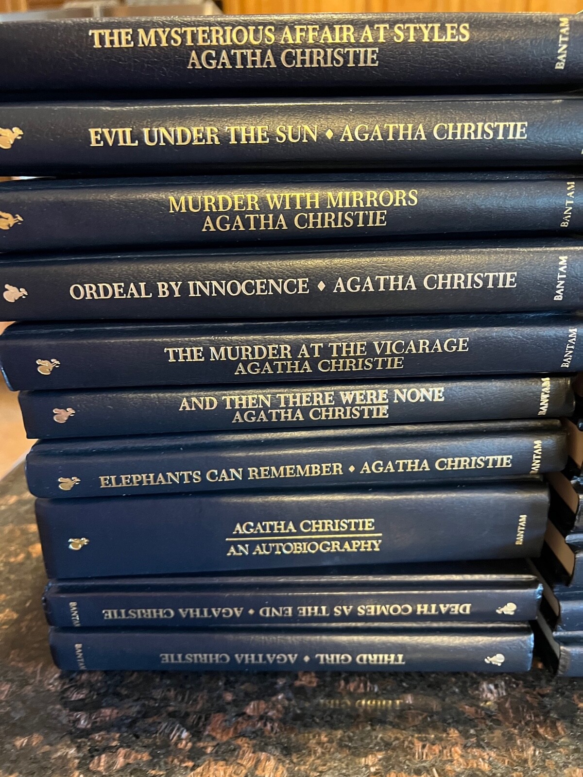 AGATHA CHRISTIE, MYSTERY COLLECTION, HARDCOVER, CHOOSE BOOKS FROM DROP DOWN MENU
