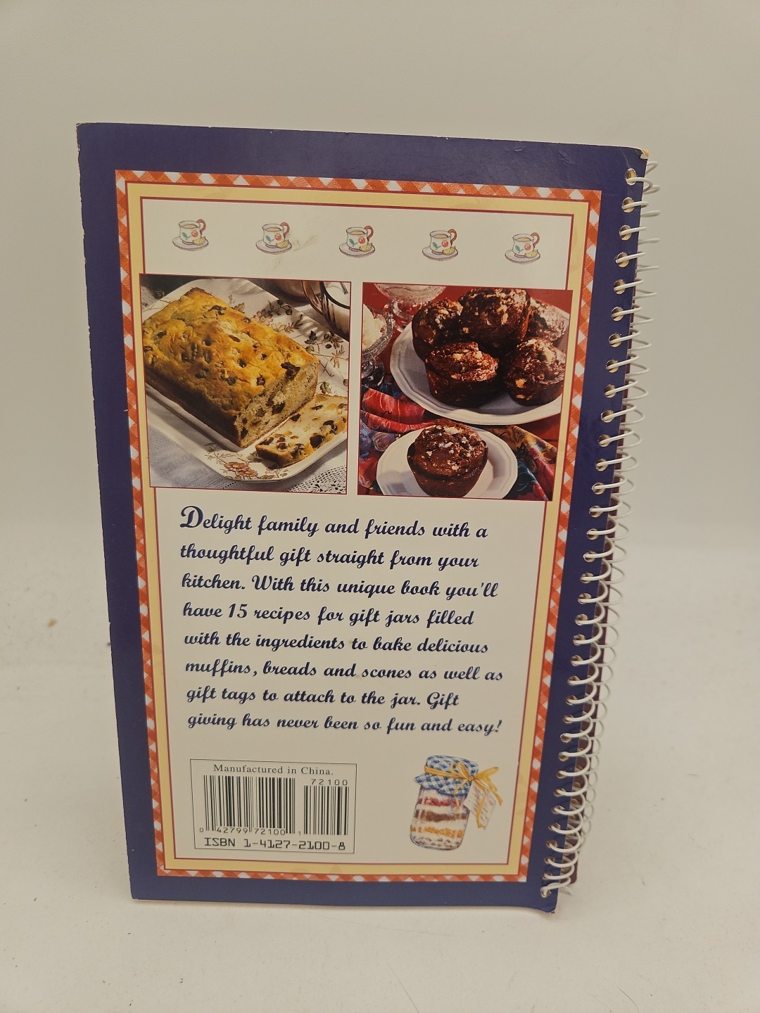 Gifts from a Jar Cookbooks Set of 3 Cookies Muffins Soups Chilis Spiral VG A3