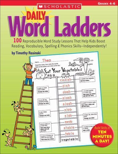 Daily Word Ladders Grades 4-6, Paperback by Rasinski, Timothy V., Brand New, …