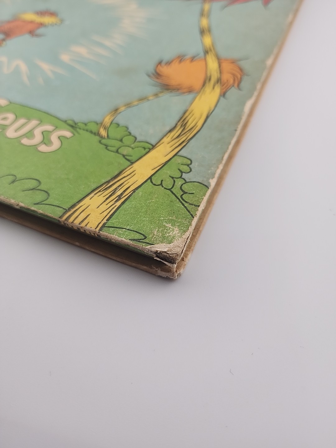 The Lorax Dr. Seuss 1971 First Edition 11.25 x 8.25 in Hardcover w/ Yellow Quote