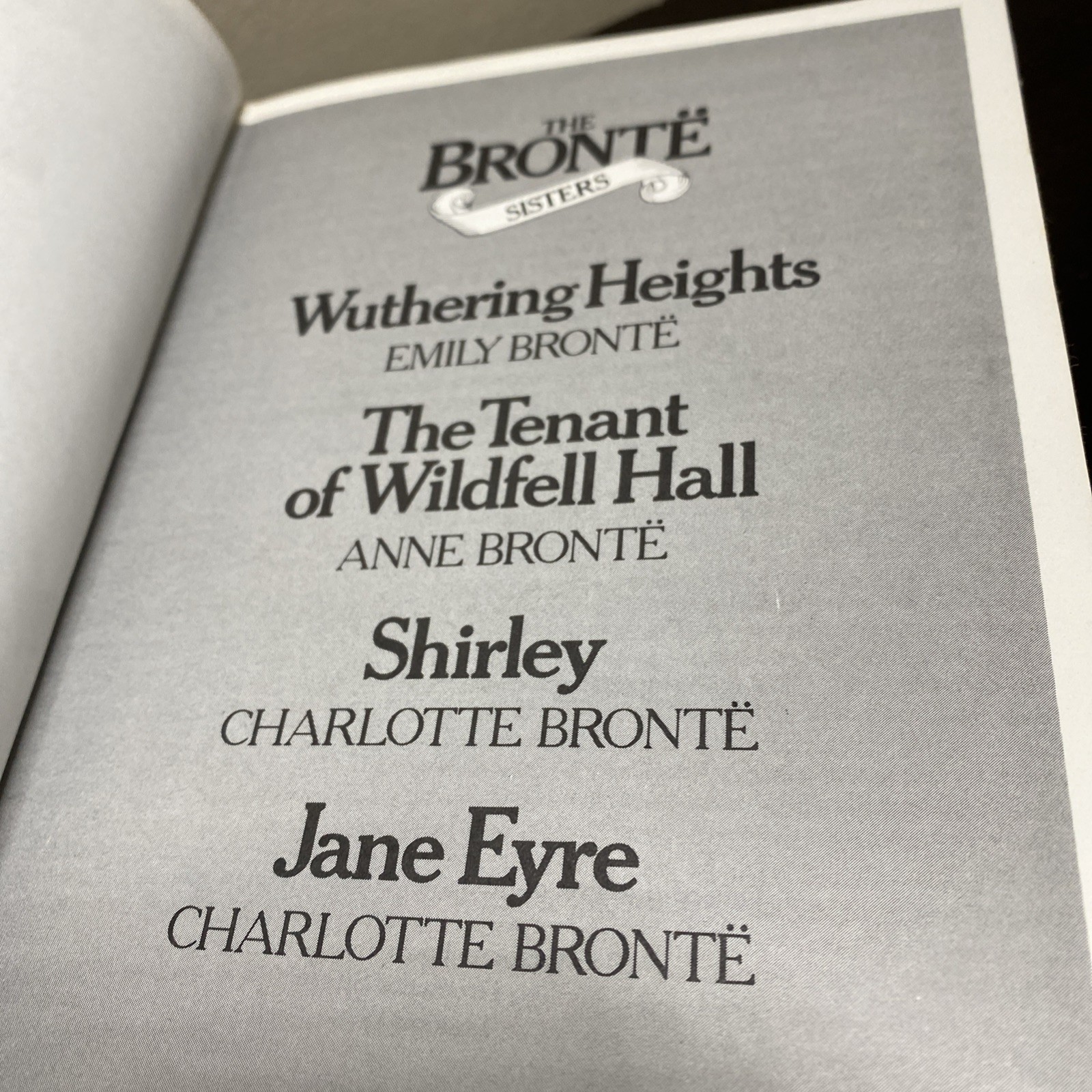 The Brontë Sisters 4 Novels Complete & Unabridged In 1 Book 1980 Dust Jacket