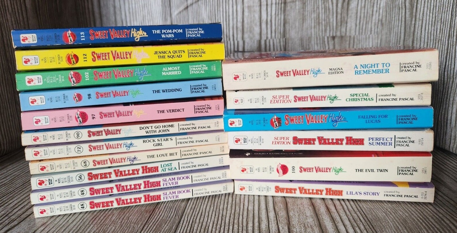 1990’s Sweet Valley High Books BUILD YOUR COLLECTION Francine Pascal Paperback