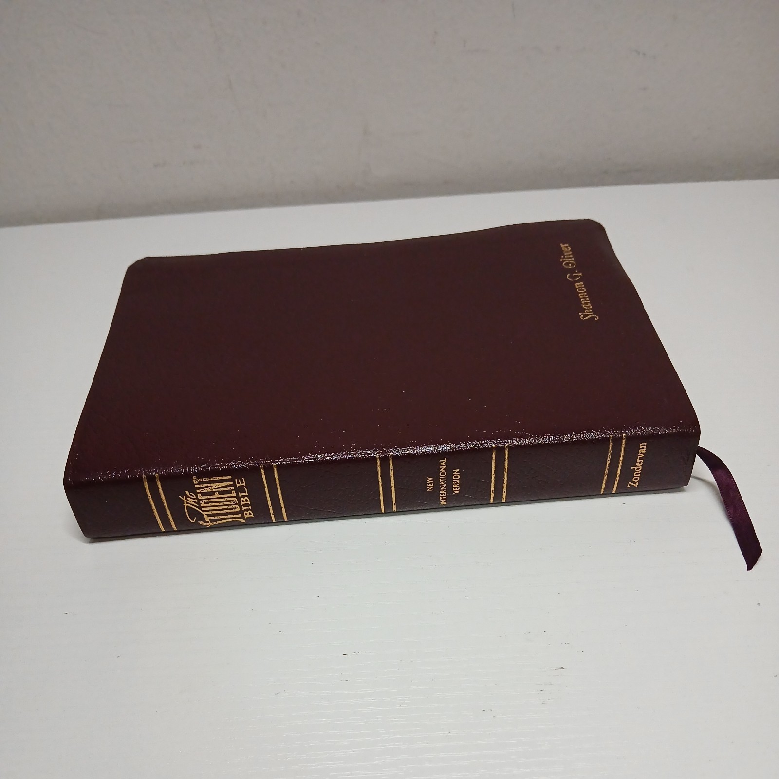 The Student Bible New International Version 1996 Edition Burgundy Bonded Leather