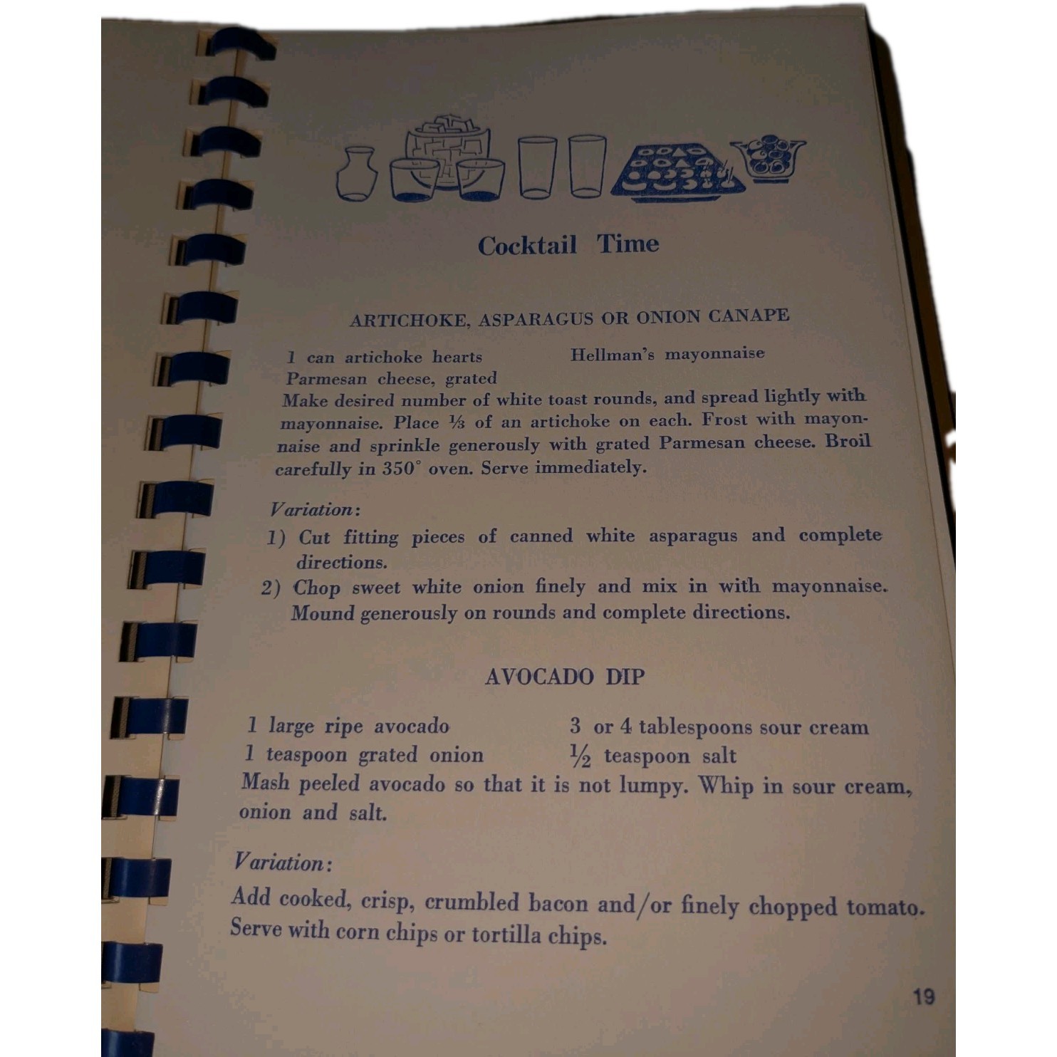 Happiness is a Full House menus and recipes by Louise G. Runnells Cookbook 1970