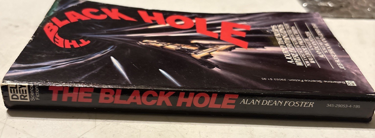 The Black Hole Science Fiction Paperback Book by Alan Dean Foster Del Rey 1979