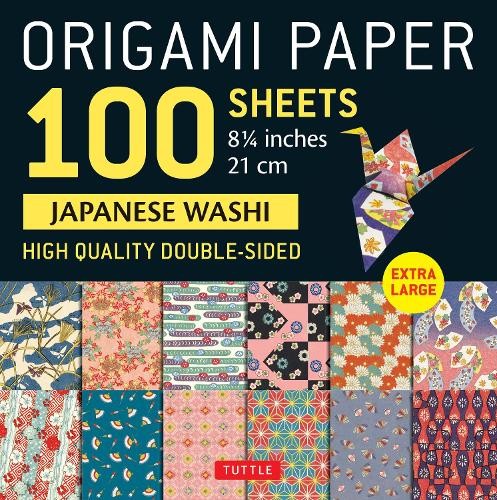 Origami Paper 100 sheets Japanese Washi 8 1/4″ (21 cm)