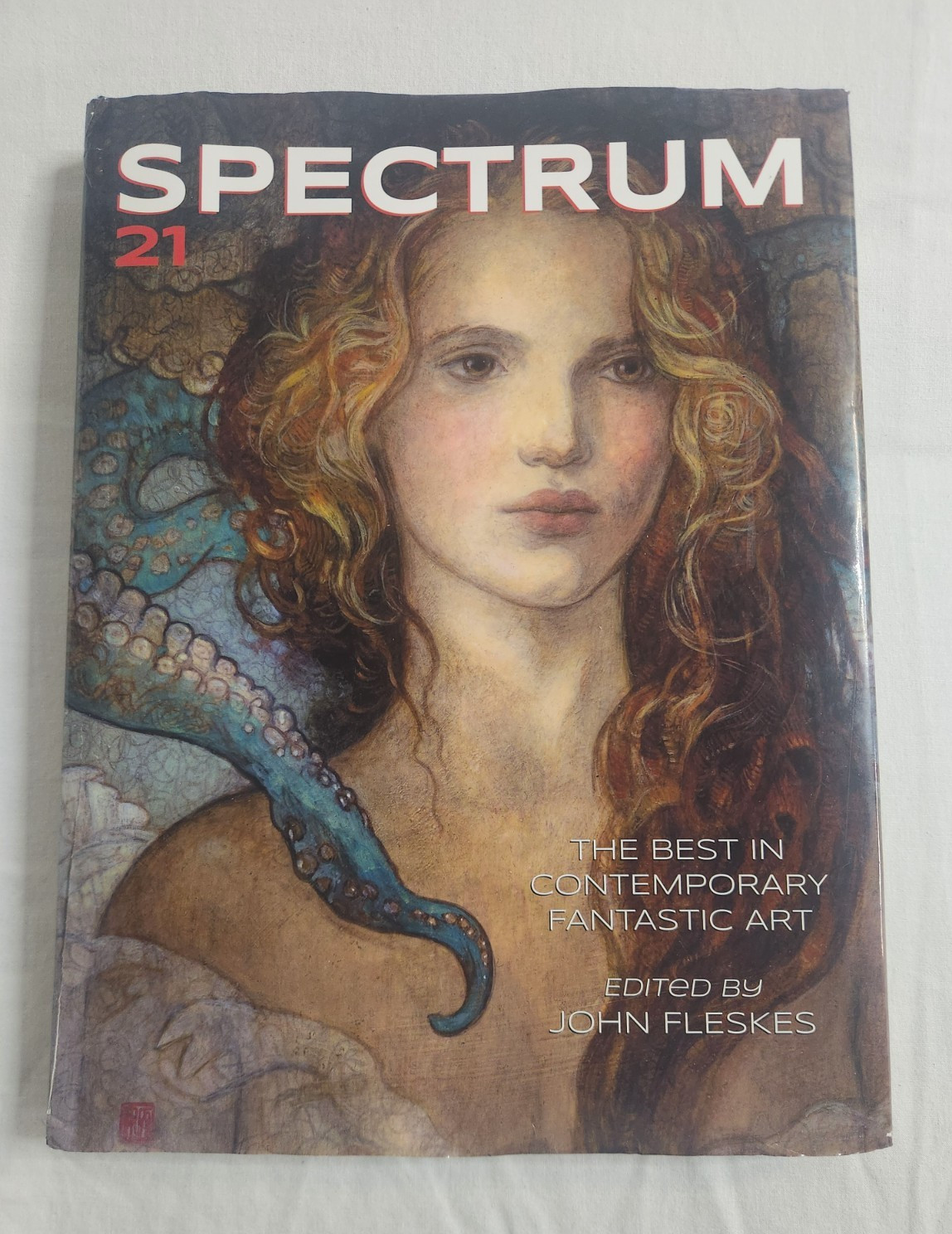 Spectrum 21-25 Art Book Lot HC Fantasy Sci-Fi Illustration John Fleskes