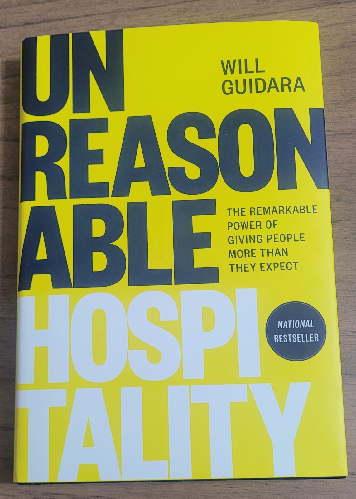 Unreasonable Hospitality Will Guidara Hardcover Business Leadership Customer Ser