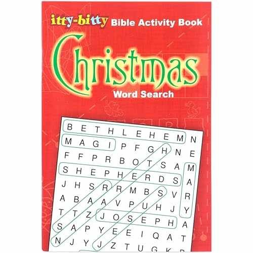 IttyBitty Activity Book Christmas Word – Paperback, by Warner Press – Very Good