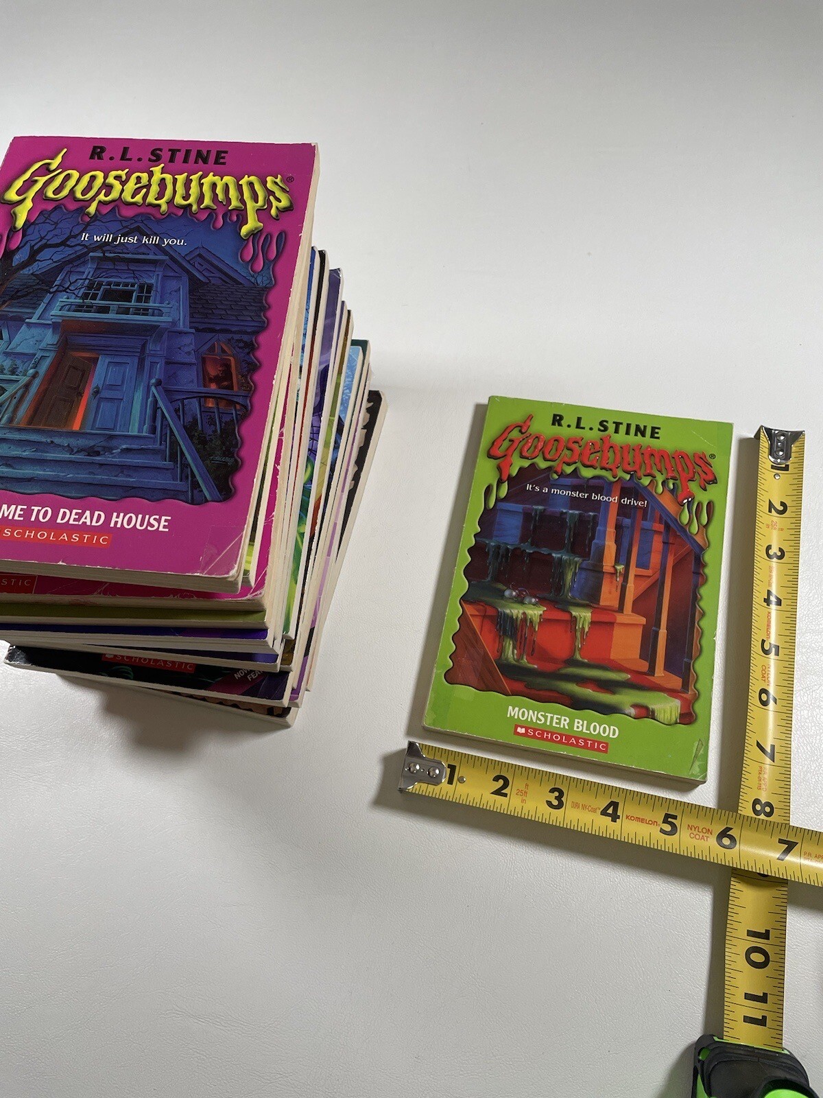 Goosebumps RL Stine Book Lot Of 17 Multiple Titles Preowned Horror Scary Stories