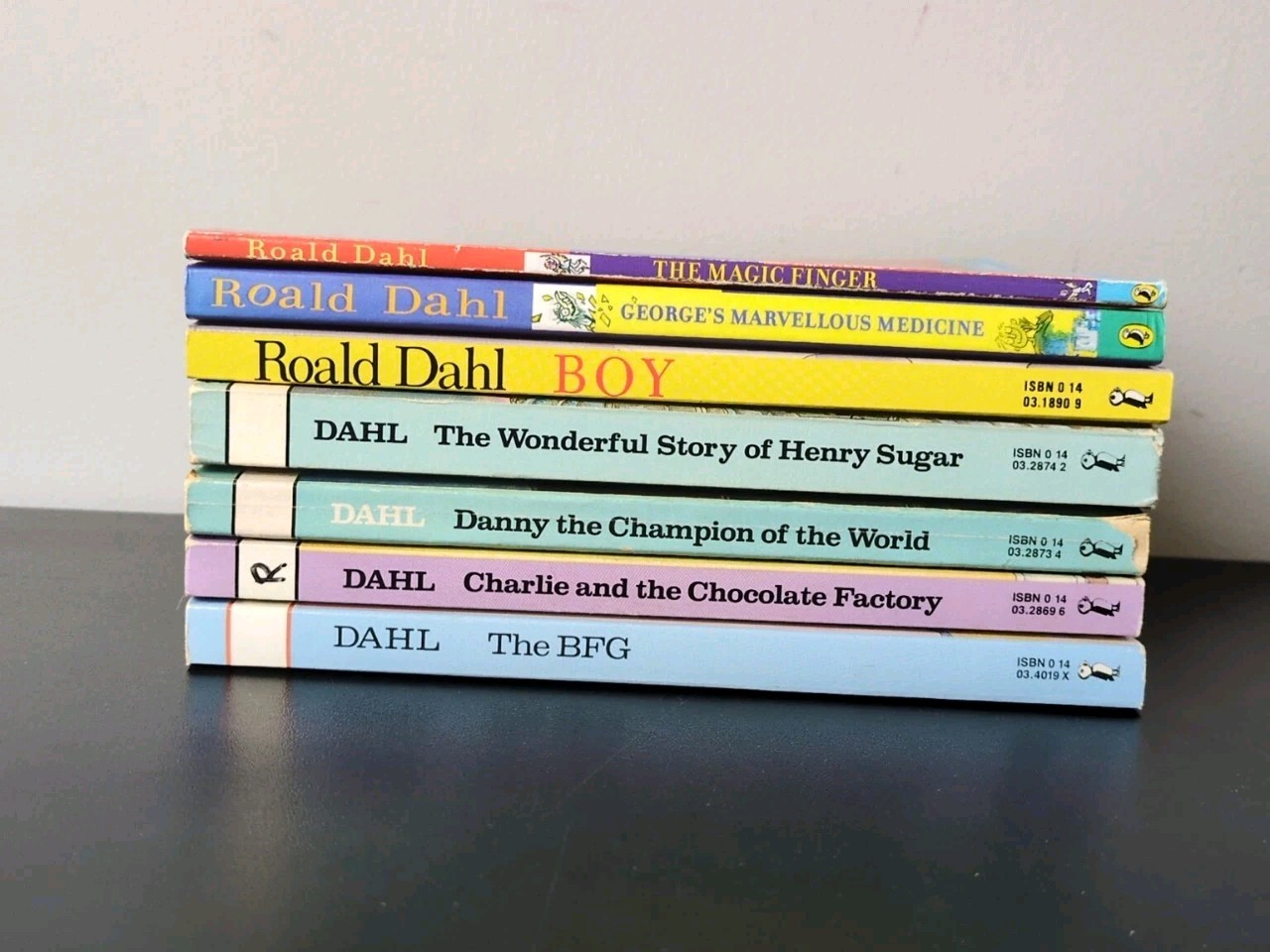 Lot Of 7 Roald Dahl Novels BFG, Boy, Magic Finger